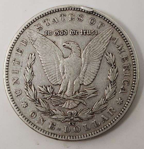 1890-CC Morgan Silver Dollar, Circulated