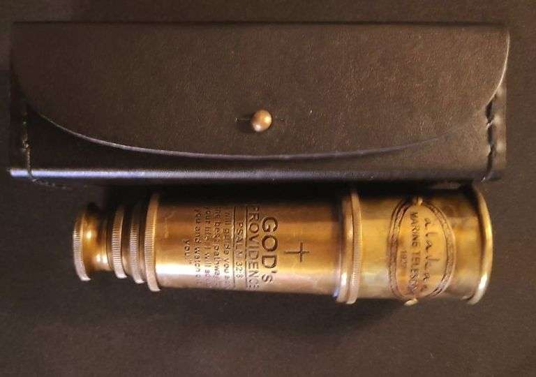 Brass Spyglass with Special Engraving