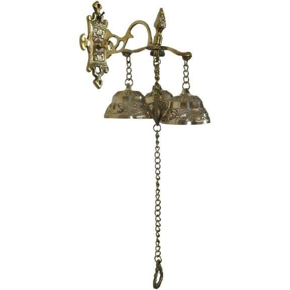 Classic Brass Shopkeeper’s Triple Bell