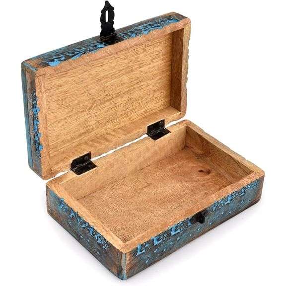 Tree of Life Handcarved Wooden Box