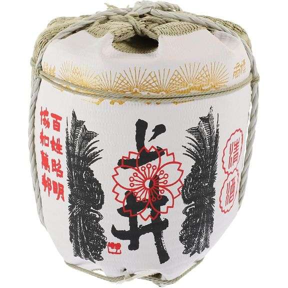 Japanese Sake Barrel Ornament