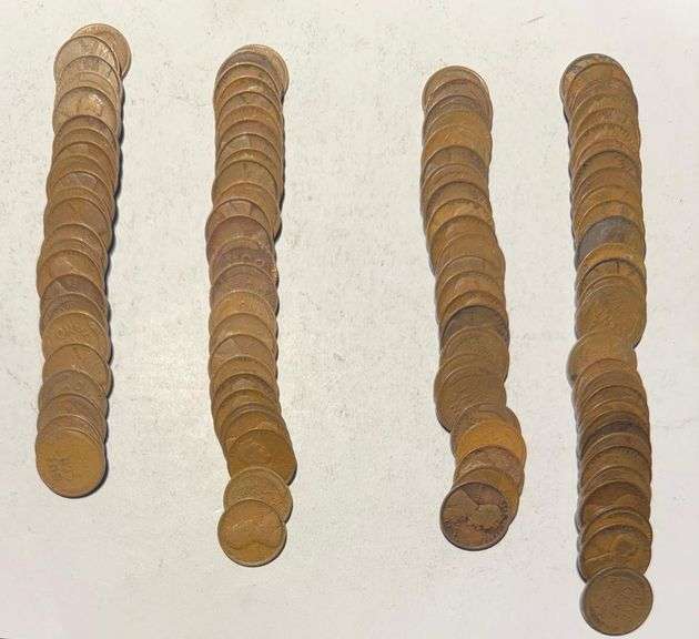 Roll of 1910 1914 Lincoln Cents
