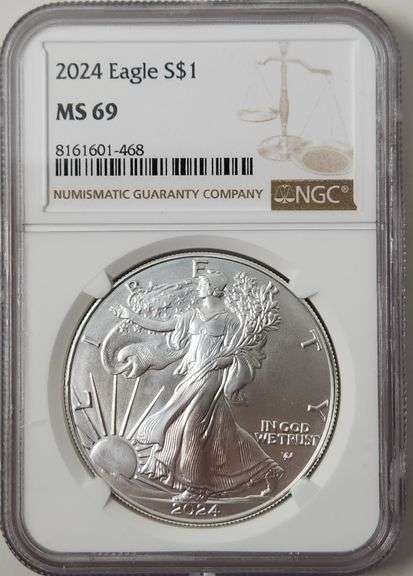 2024 $1 American Silver Eagle NGC MS69