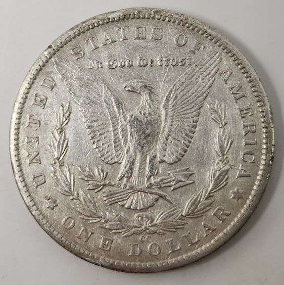 1892 CC Morgan Silver Dollar, Circulated