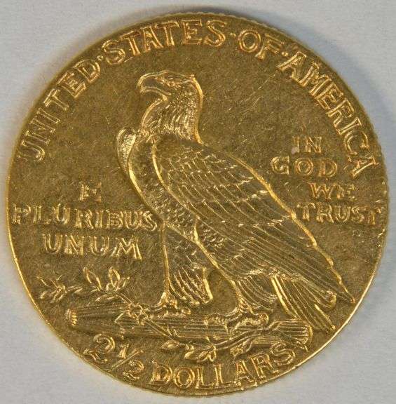 Lustrous better date 1909 US $2.50 Indian Gold Piece