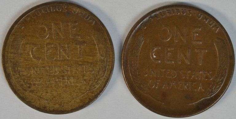 Sharp 1923-S and 1926-S Lincoln Cents in XF