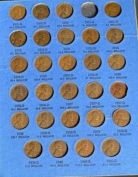 Partial Lincoln Book 1909-1940