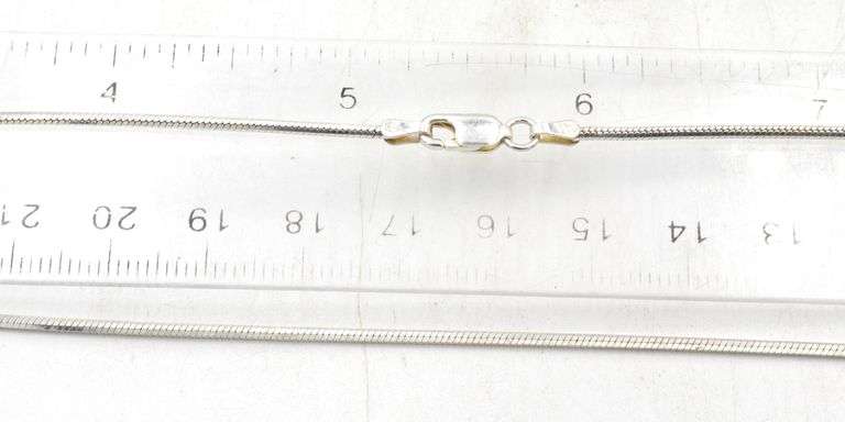 Vintage 925 sterling silver group lot of 7 chains