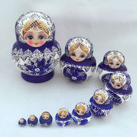 10-Layer Russian Nesting Dolls