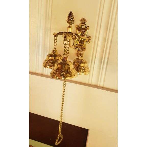Classic Brass Shopkeeper’s Triple Bell