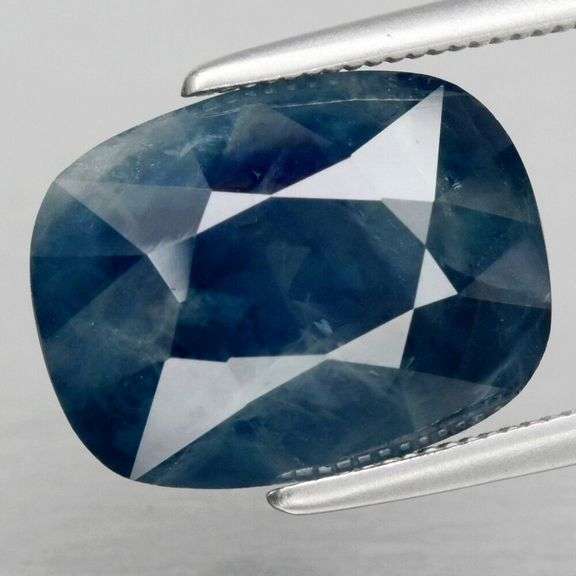 Huge! 7.49ct steely blue Sapphire from Mozambique