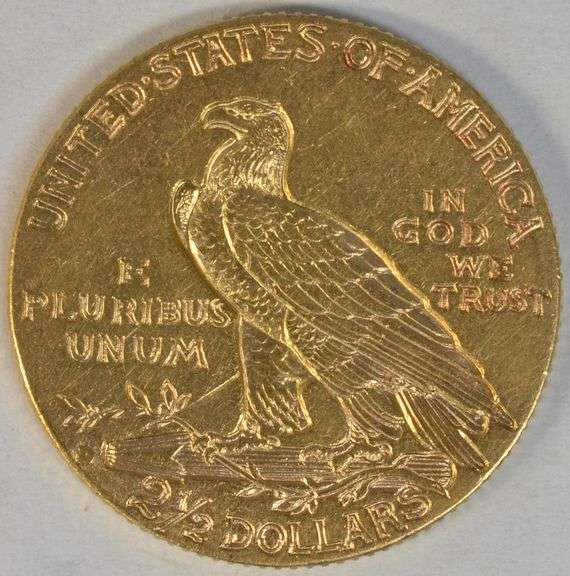 High grade and scarce 1914-D US $2.50 Indian Gold Piece