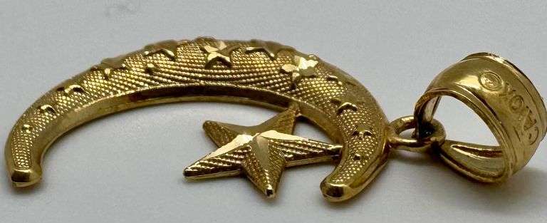 10K Yellow Islam Pendant