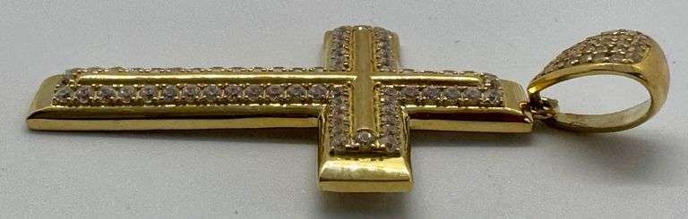 10K Yellow Gold Cross Pendant