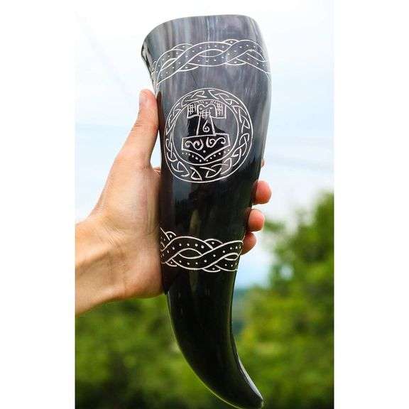 Viking Drinking Cup  Made of Real Horn