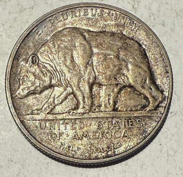 Choice Toned 1925 S California Commemerotive Half