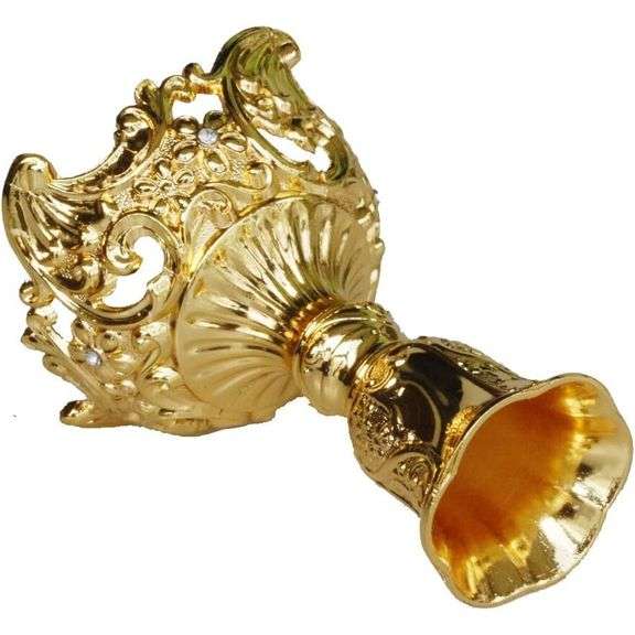 Set of 2 Engraved Taper Candle Holders