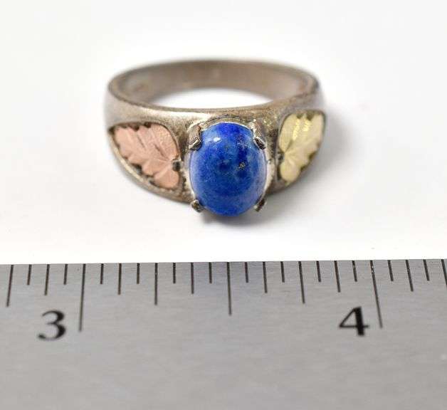 Lapis Lazuli Gemstone Ring in Sterling Silver