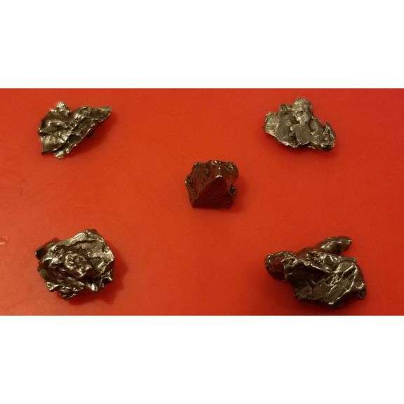 5 Genuine Meteorites with Authenticity Certificate