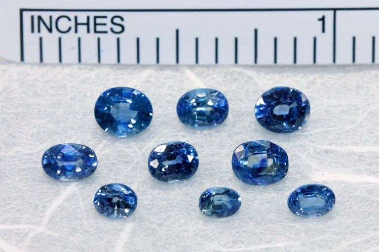 Natural Sri Lankan Sapphires - Lot of 9