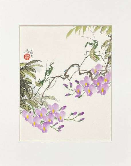 Fantastic Original Ink and Watercolor by Zheng