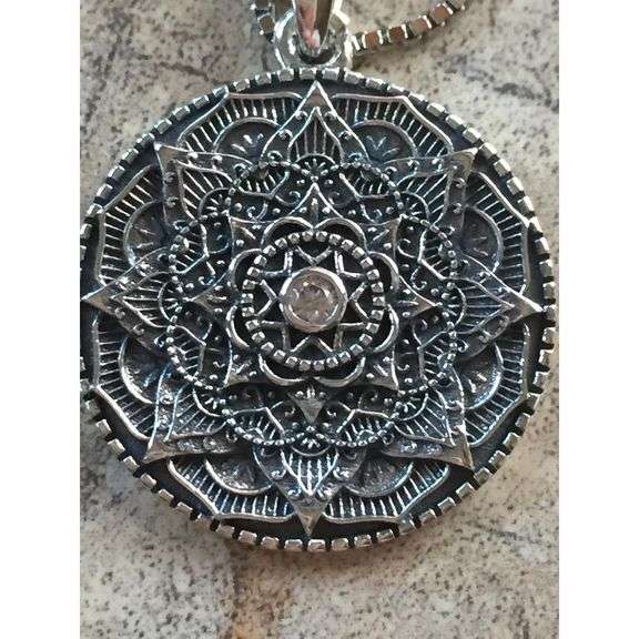 Flower of Life Sterling Silver Mandala