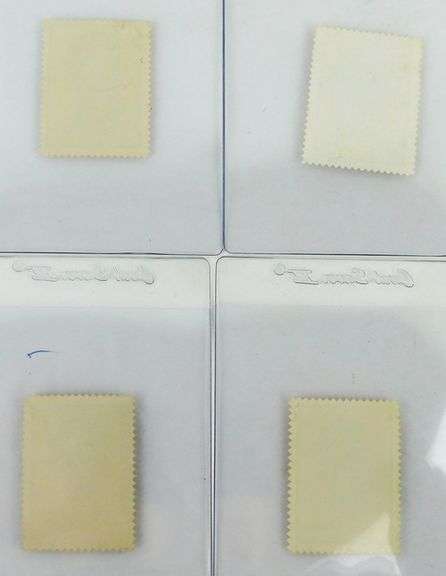 4 Topps 1962 Baseball Stamps