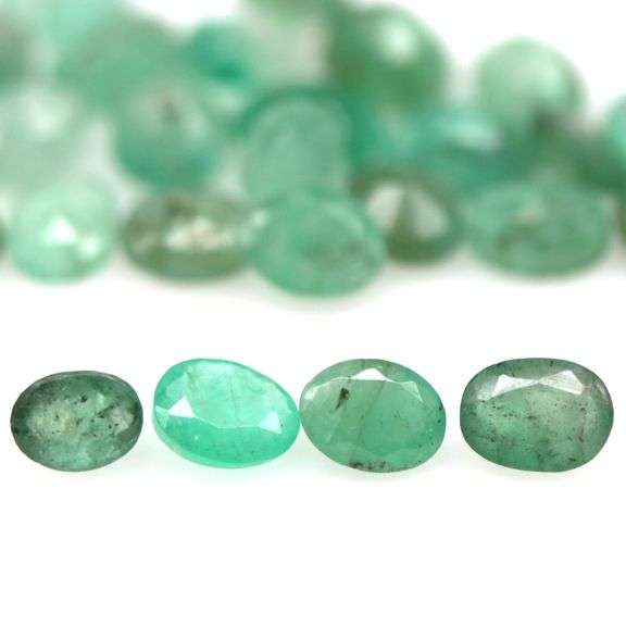 5.72ct 26 piece Zambian Emerald set