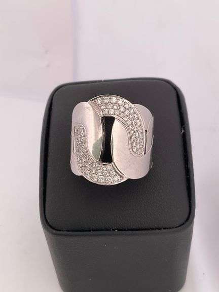 CERTIFIED BRAND NEW 18K WHITE GOLD DIAMOND RING