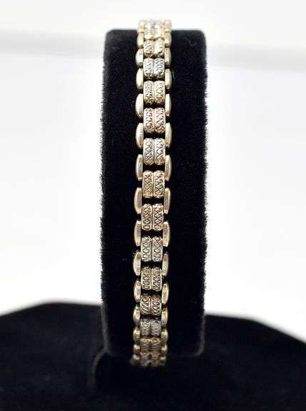 Simple Link Bracelet in Sterling Silver 10.3grams