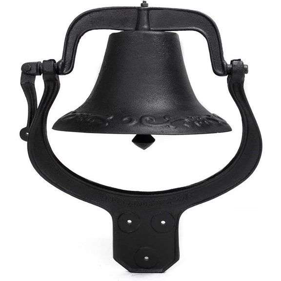 14-Inch Heavy Cast Iron Farmhouse Bell