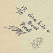 Martin Luther King by Steve Kaufman (1960-2010)