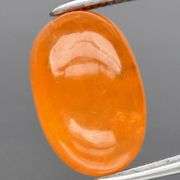 Rare 4.92ct untreated Fanta orange Garnet cabochon! WOW!!!