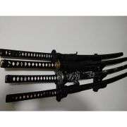 3-Tier Sword Display Stand for Katana, Wakizashi, and Samurai Swords