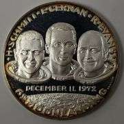 Apollo 17 - 6th Moon Landing, 99.99 Silver Medal
