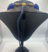 Stunning, Huge 737 Cttw Natural Midnight Blue Sapphire Necklace