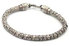 Lot of 2 vintage 925 sterling silver bracelets