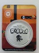 Dig Dug 40th Anniversary 1 Oz .999 Silver Round
