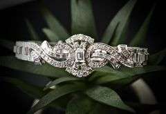 Valuable Vintage Platinum and Diamond Bracelet
