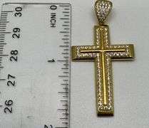10K Yellow Gold Cross Pendant