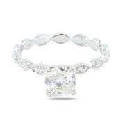 18K WHITE GOLD I CLARITY DIAMOND RING 1.03 C.T.W.
