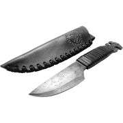 Hand-Forged Viking Knife with Leather Case