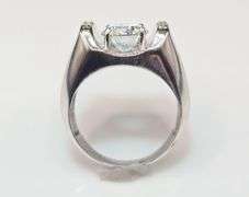 Men's 3.75 Ct White VVs1 H-I Fire Moissanite Ring