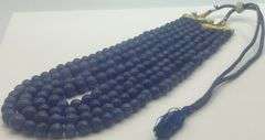 Beautiful 1193.5 Cttw Natural Mined From The Earth 4 Strand Blue Sapphire Necklace