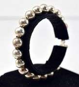 Beaded Link Bracelet in Sterling Silver 31.2grams