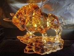 Large Charging Bull Art Made of Acrylic