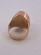 MEN'S 14K YELLOW GOLD ONYX RING