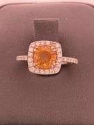 CERTIFIED BRAND NEW 14K WHITE GOLD DIAMOND ENGAGEMENT RING