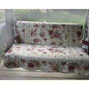 Rose Quilted Throw Blanket 100% Cotton