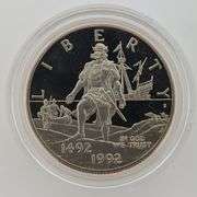 1992 Set Columbus Quincentenary, 2 Coins PR